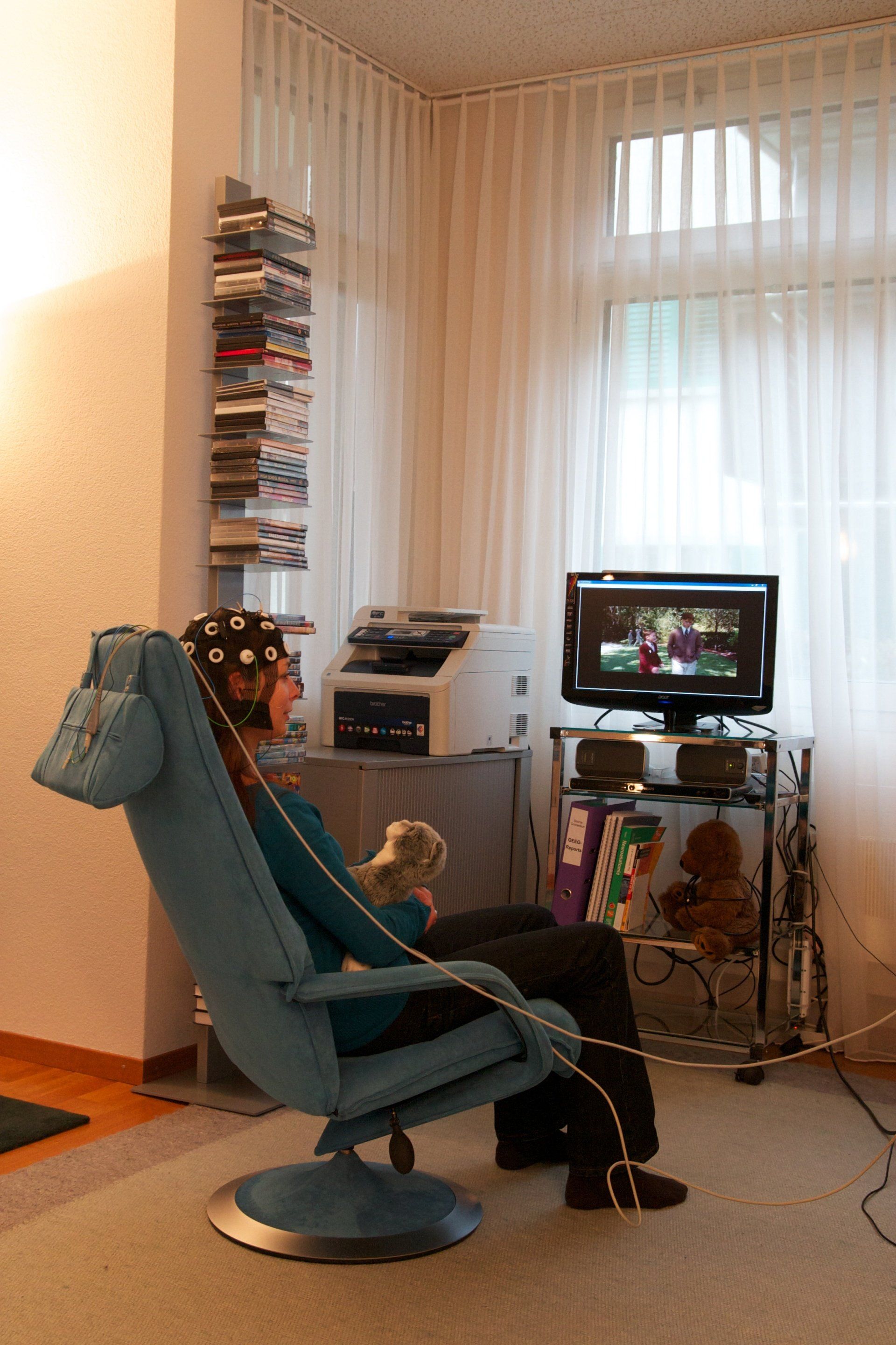 So sieht ein Neurofeedback-Training aus.