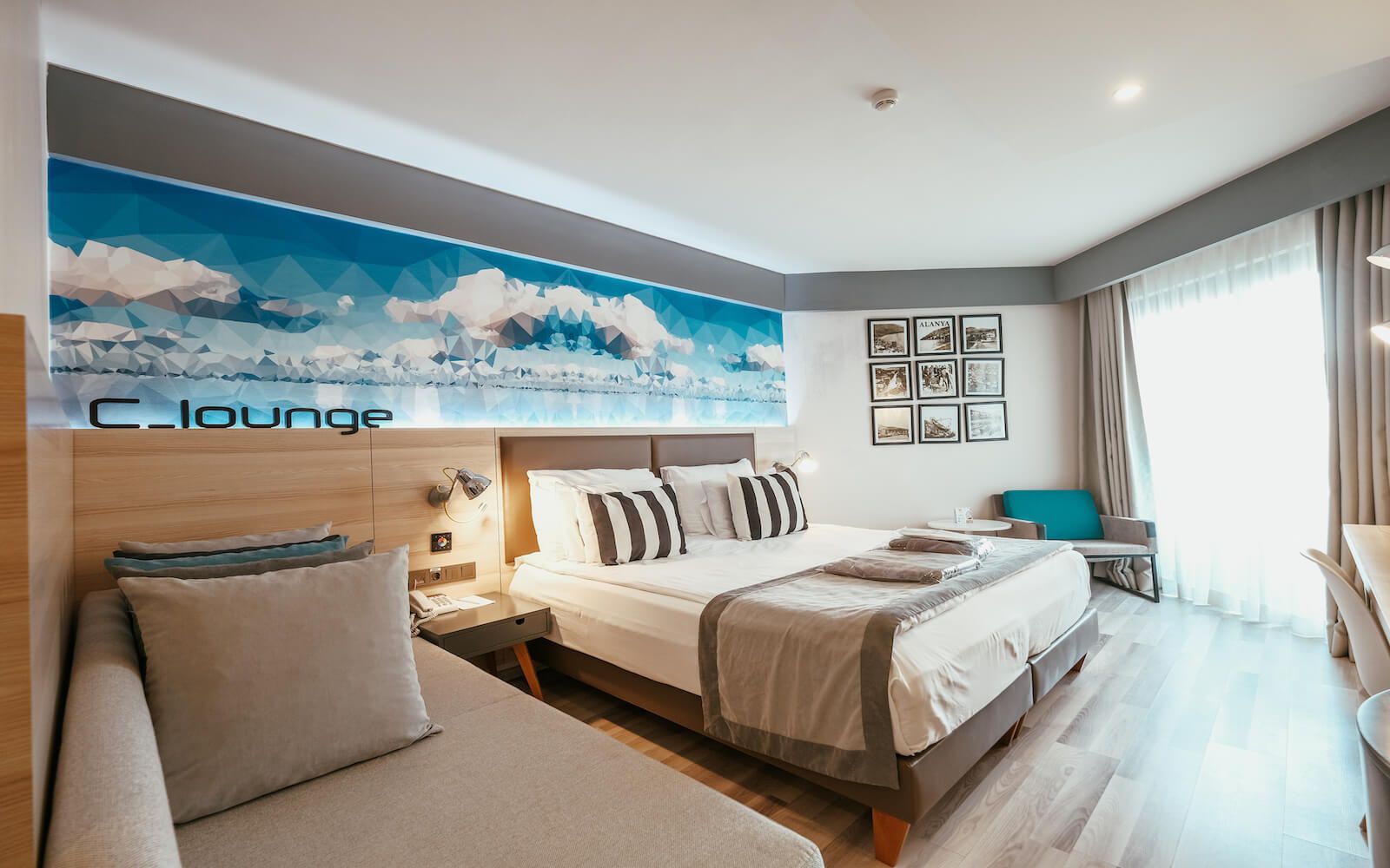 Sunprime C-Lounge Alanya, Partial Sea  View Room