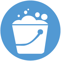 icon of cleaning bucket