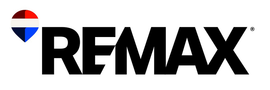 RE/MAX logo with red, white, and blue balloon icon and black text