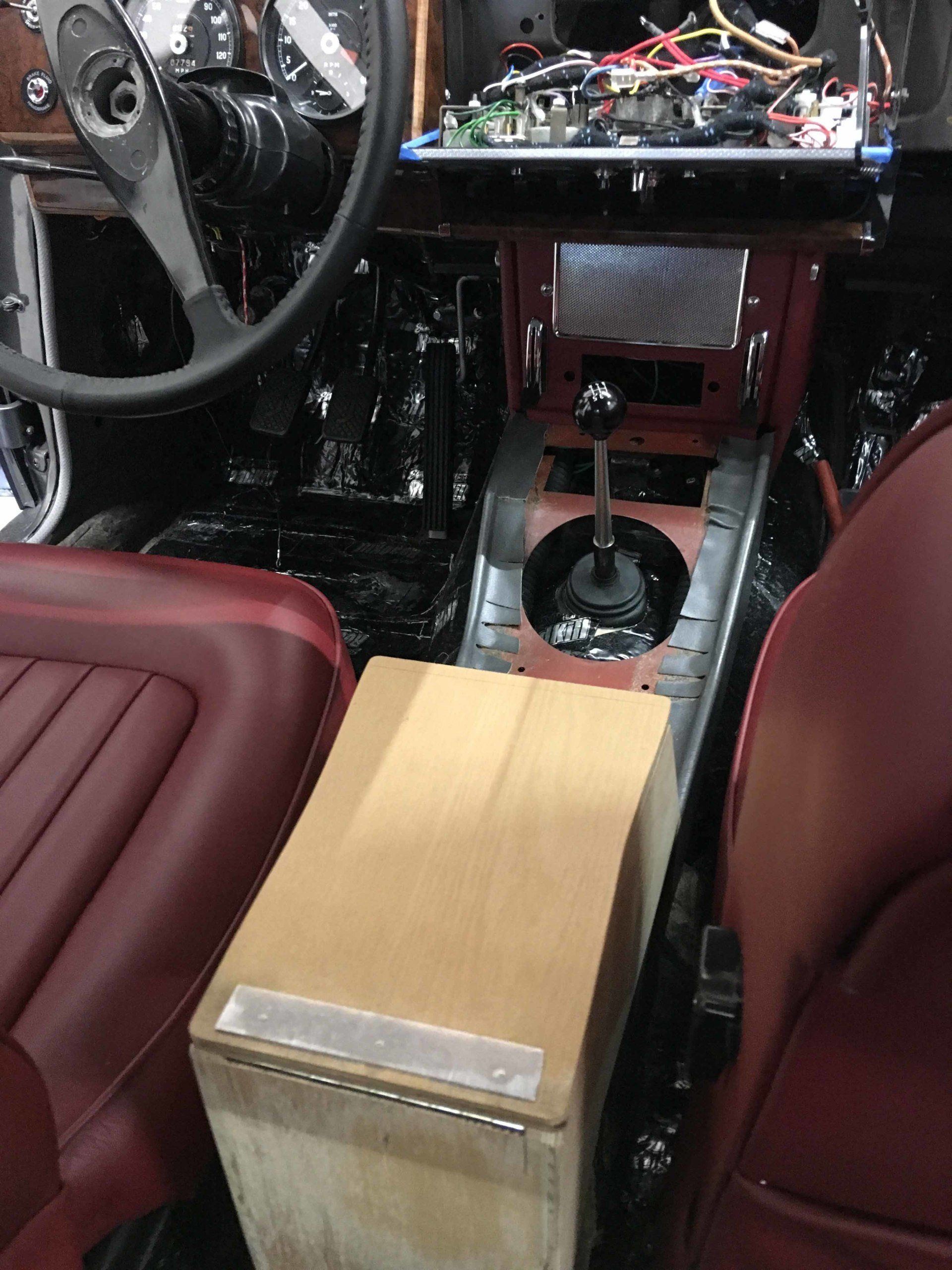 Box in the Middle of Car Seats — Cotati, CA — British European Motors