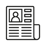 Un journal avec la photo d'une personne dessus.