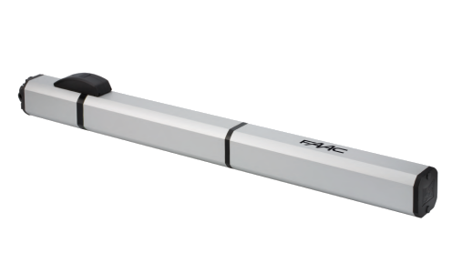 A close up of a pen on a white background.