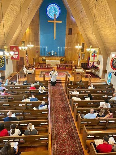 Inside of St. Anne's chapel