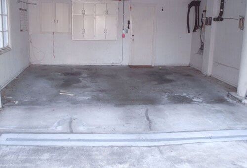 Garage Concrete Floor Before