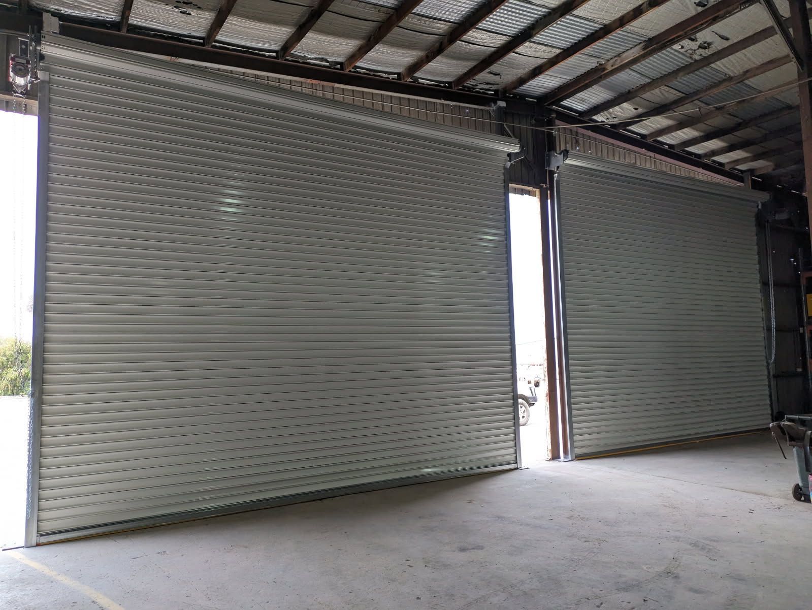 Two Roller Doors in A Shed  — Goldfields Garage Doors & Gates in Wendouree, VIC