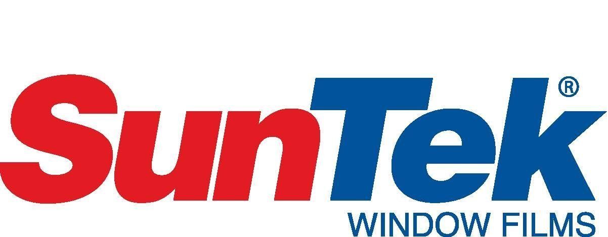 Logo for SunTek Window Films, featuring the word 