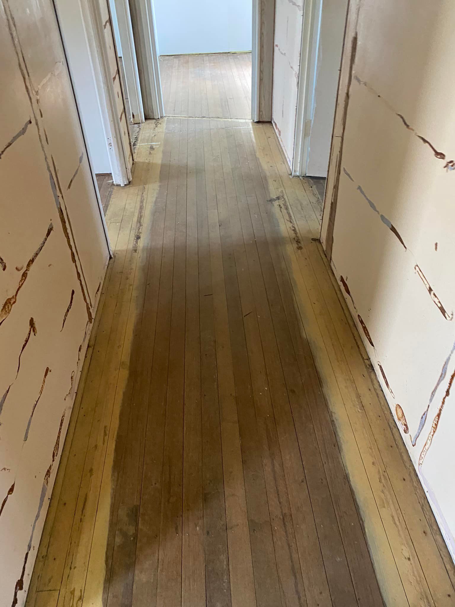 Before Polishing Of Bedroom Hallway | Cairns, QLD | AJ’s Cleaning & Floor Sanding