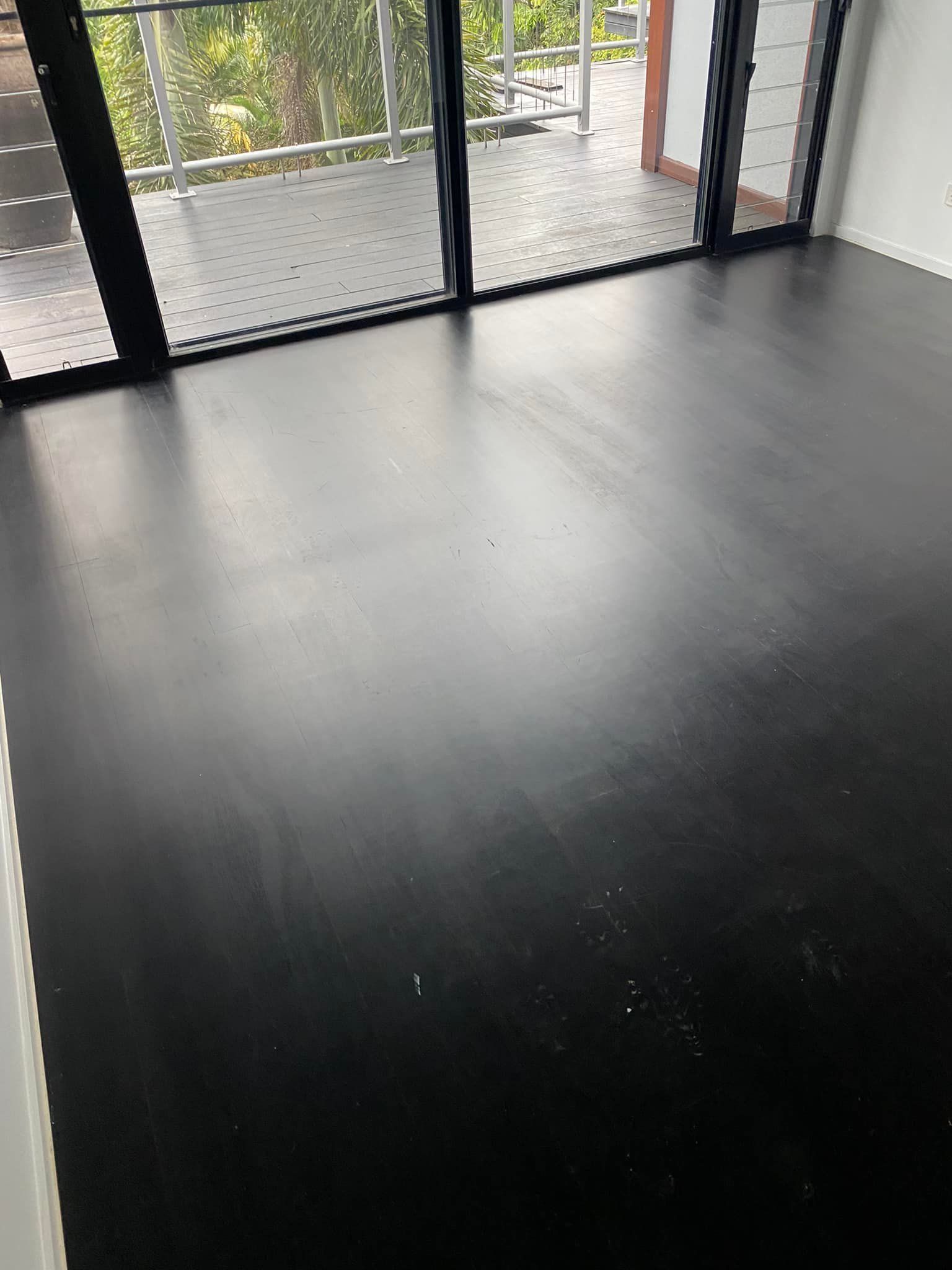 Before Polishing Of Wooden Floor | Cairns, QLD | AJ’s Cleaning & Floor Sanding