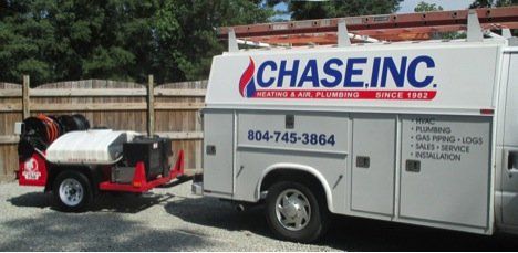Jetting Machinery — Richmond, VA — Chase, Inc. Heating and Air, Plumbing