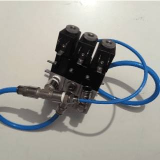 gruppo valvole chiusura cancello Sandretto