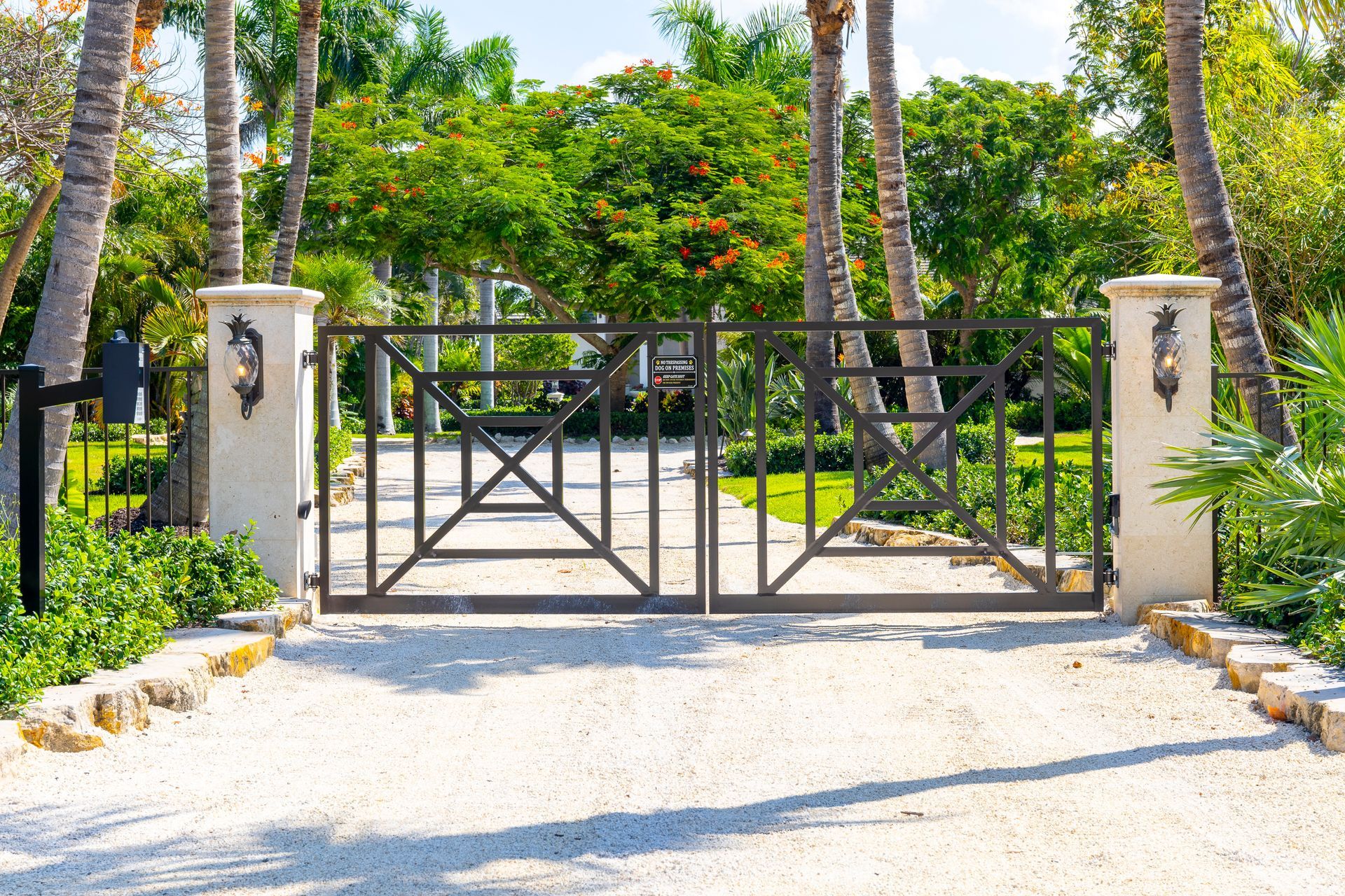 aluminum fabricated custom gate