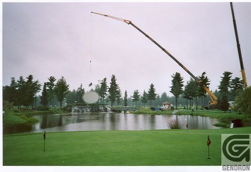 Une photo d'un terrain de golf prise par Genoron