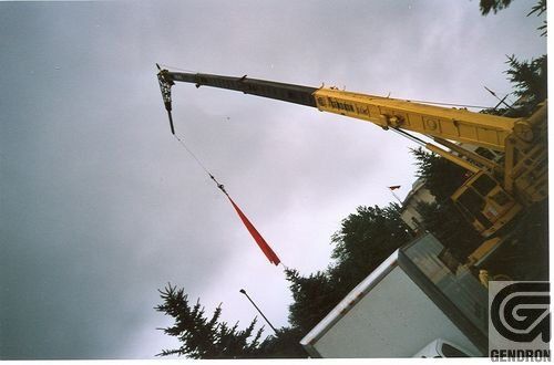 Une photo d'une grue prise par Dendrak