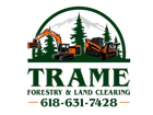 A logo for trame forestry and land clearing