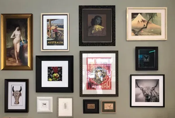 Gallery wall — Northern Beaches, NSW — Framing on a Budget