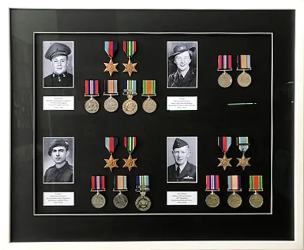 Medal framing — Northern Beaches, NSW — Framing on a Budget