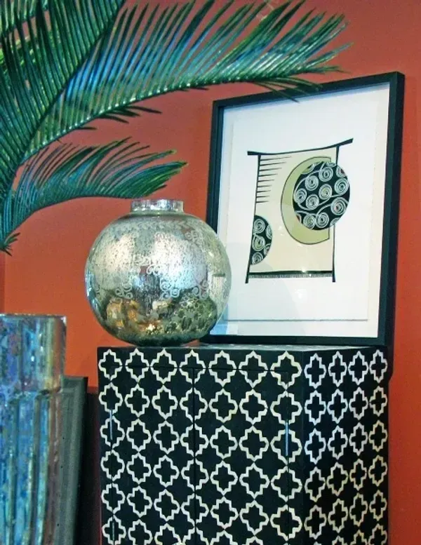 Artwork in black box frame — Northern Beaches, NSW — Framing on a Budget