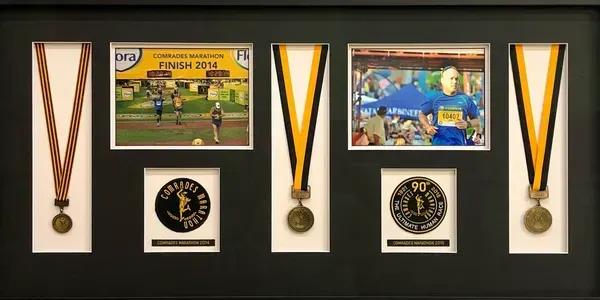 Sports medal framing — Northern Beaches, NSW — Framing on a Budget