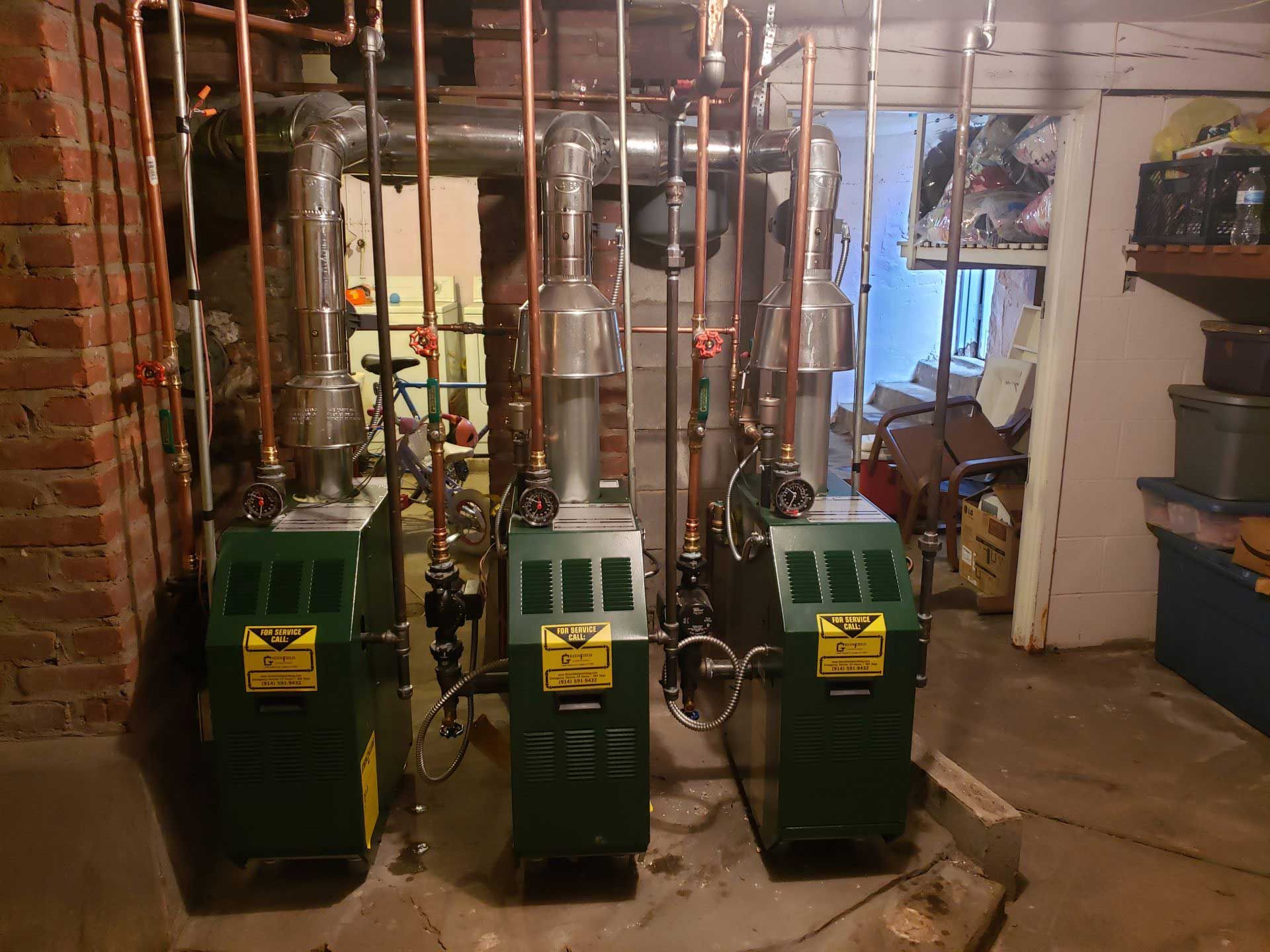 Boiler Replacemnet After — Irvington, NY — Greenfield Plumbing & Heating