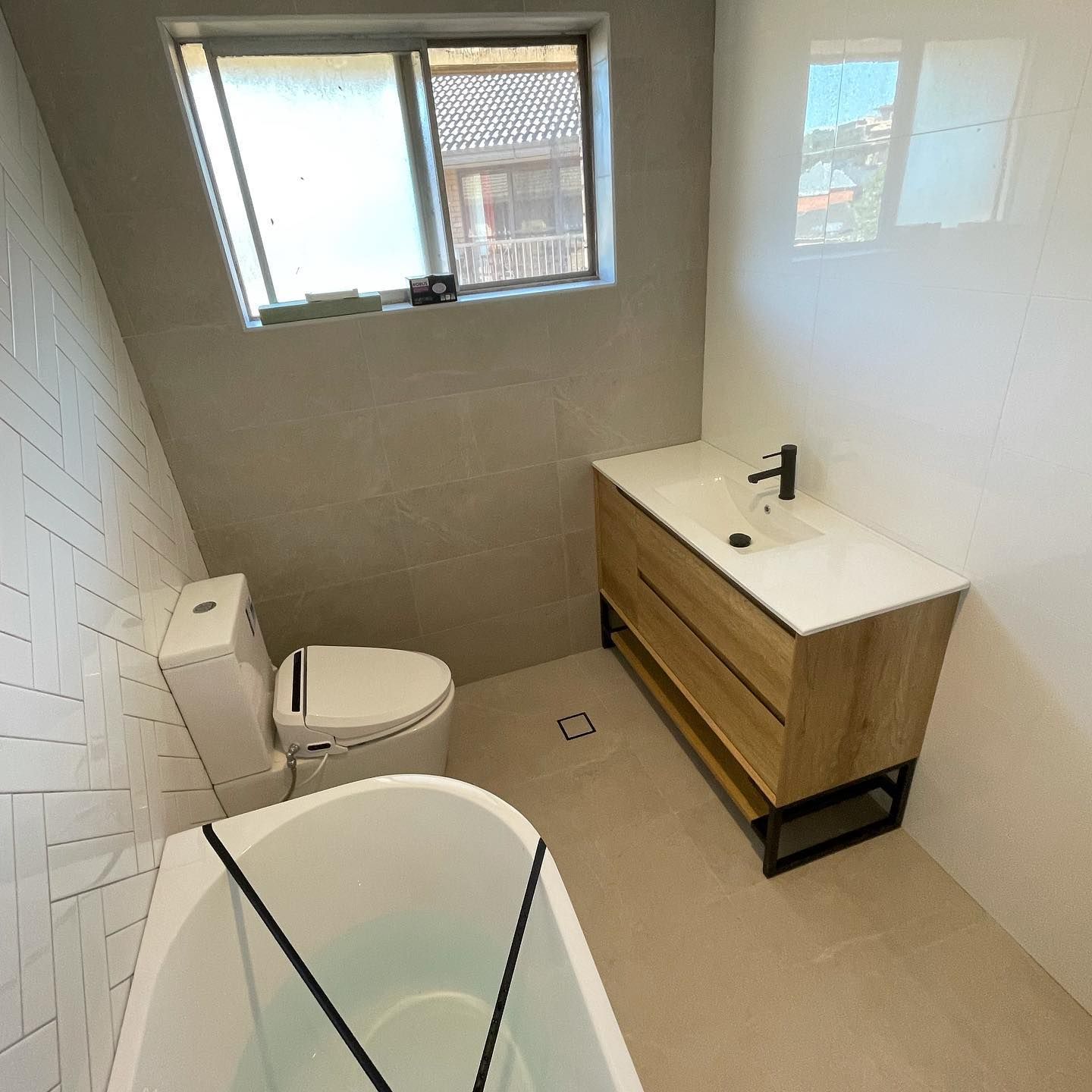Newly Installed Bathroom — Plumbers in Illawarra, NSW