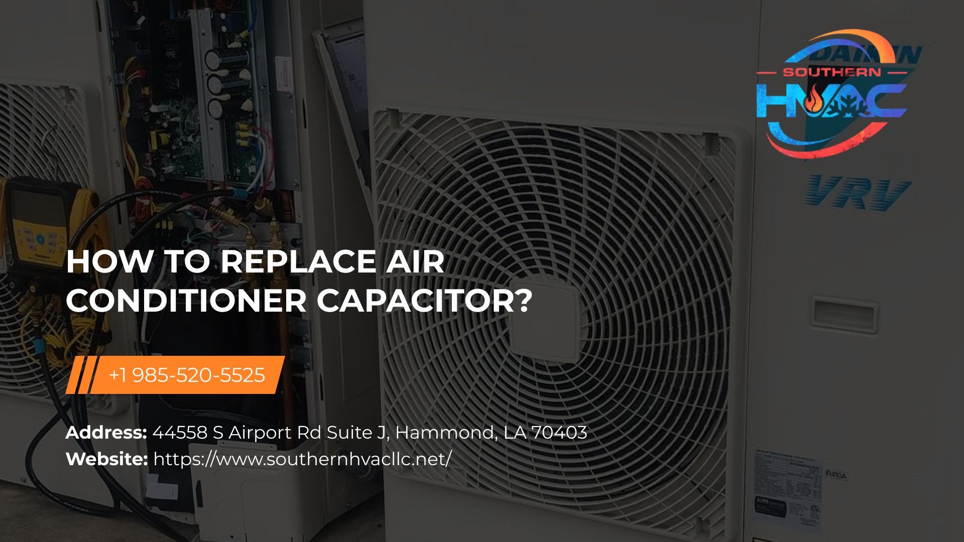 Replace Air Conditioner Capacitor
