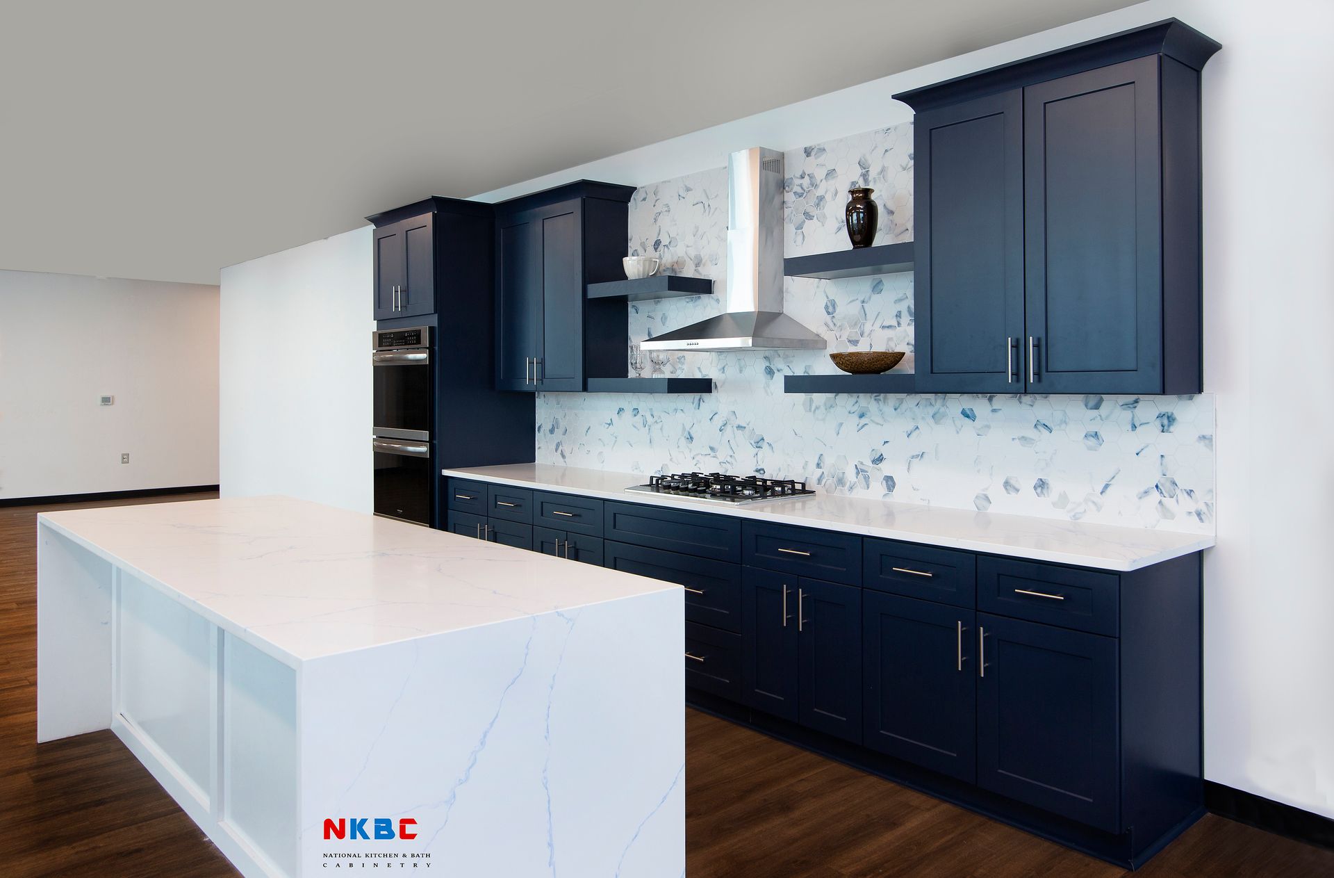 Shaker Blue Cabinets | National Kitchen & Bath Cabinetry Inc