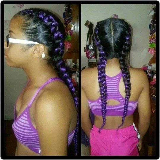 Kid With Braided Hair Style