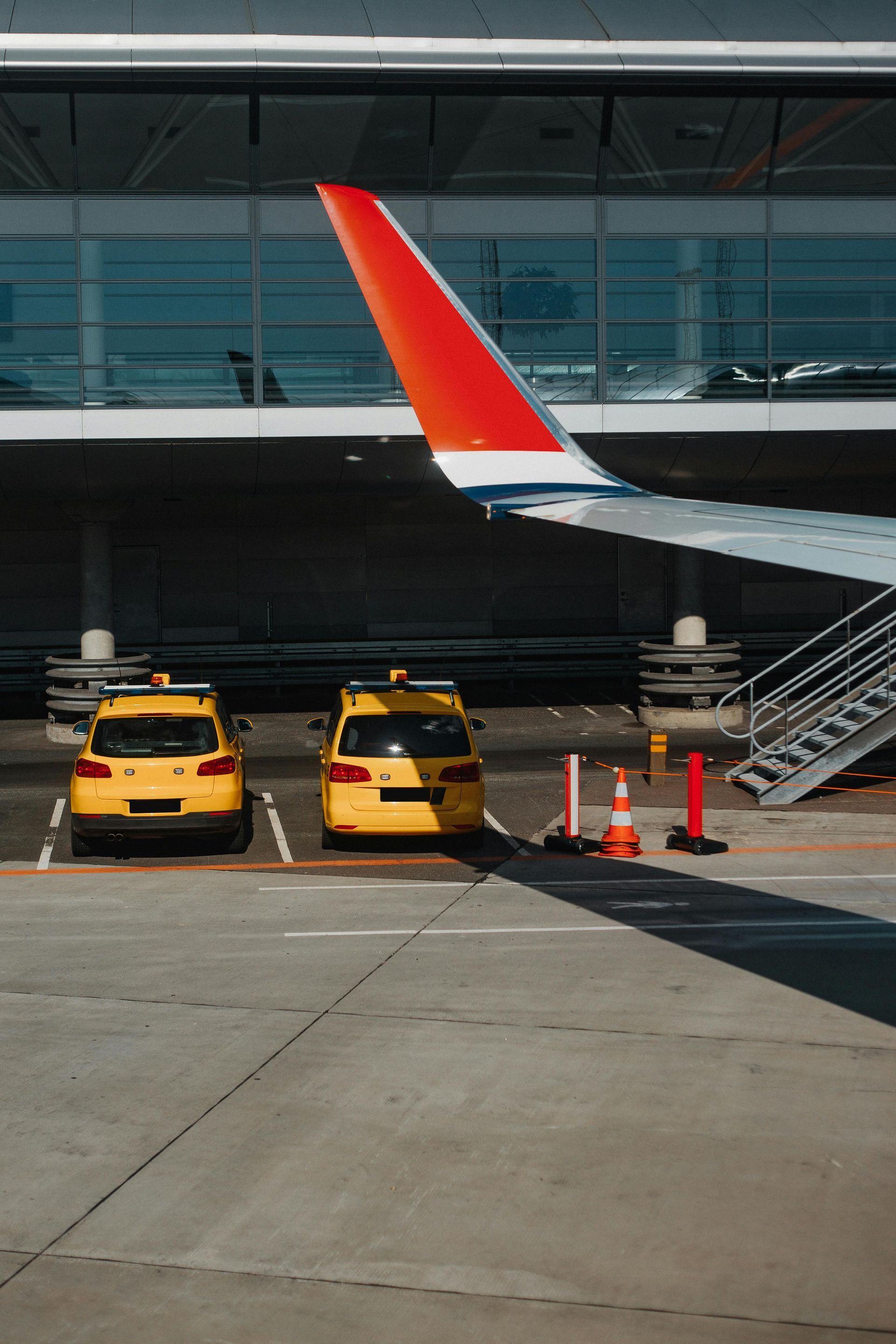 A southwest airlines plane is parked at an airport