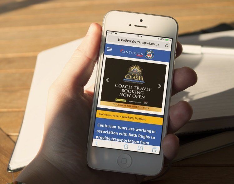 eCommerce Website Design Portfolio | Bath Rugby Transport