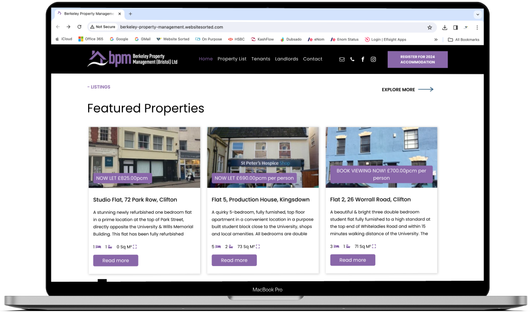 Web Design & Digital Marketing Services for Letting Agents | Berkeley Property Management