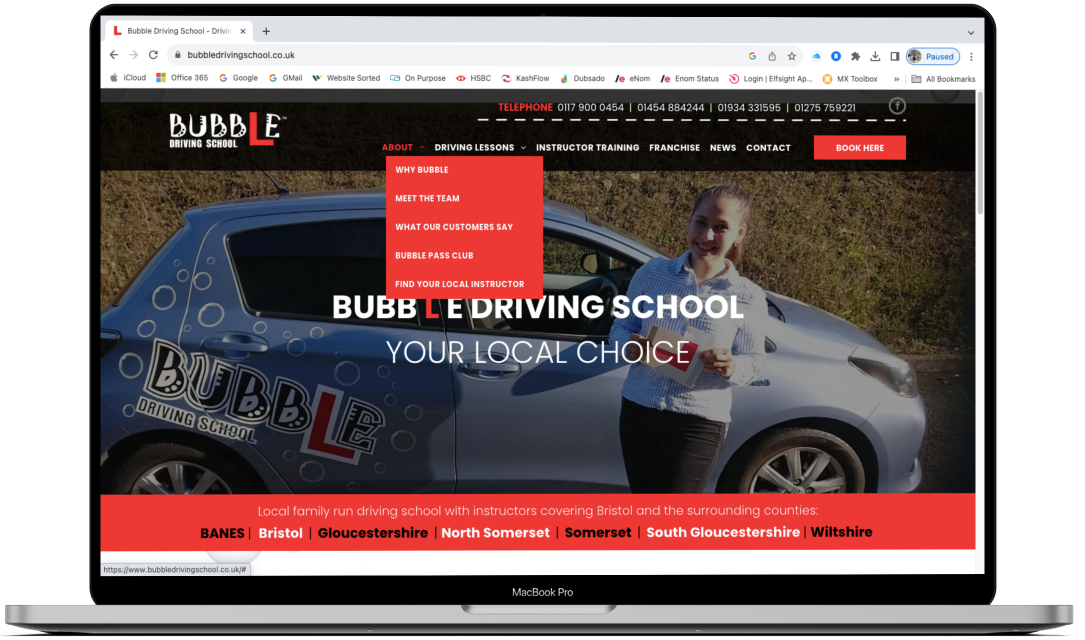 Web Design & Digital Marketing Services for Driving Schools.