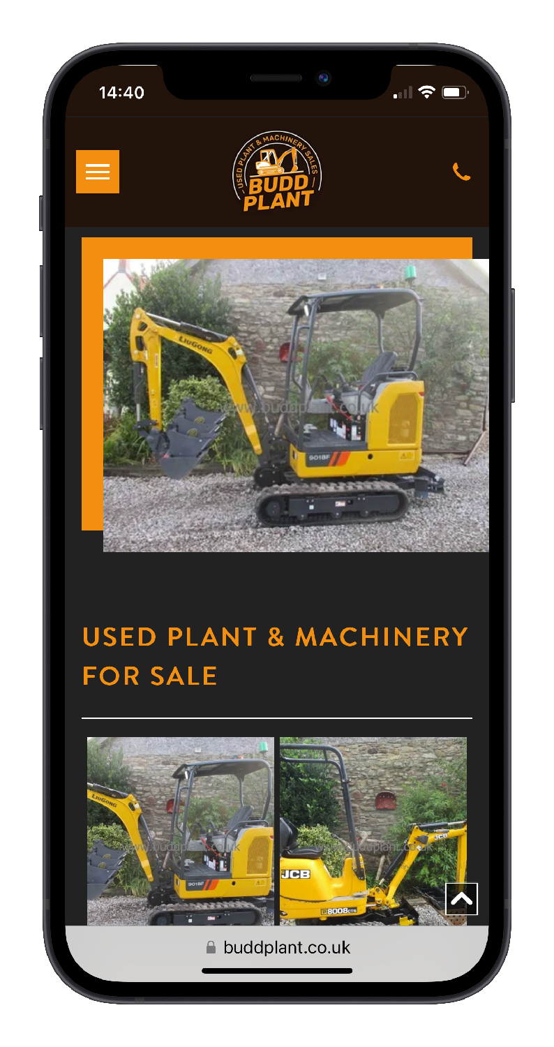 Website Sorted | Plant & Machinery Website Design