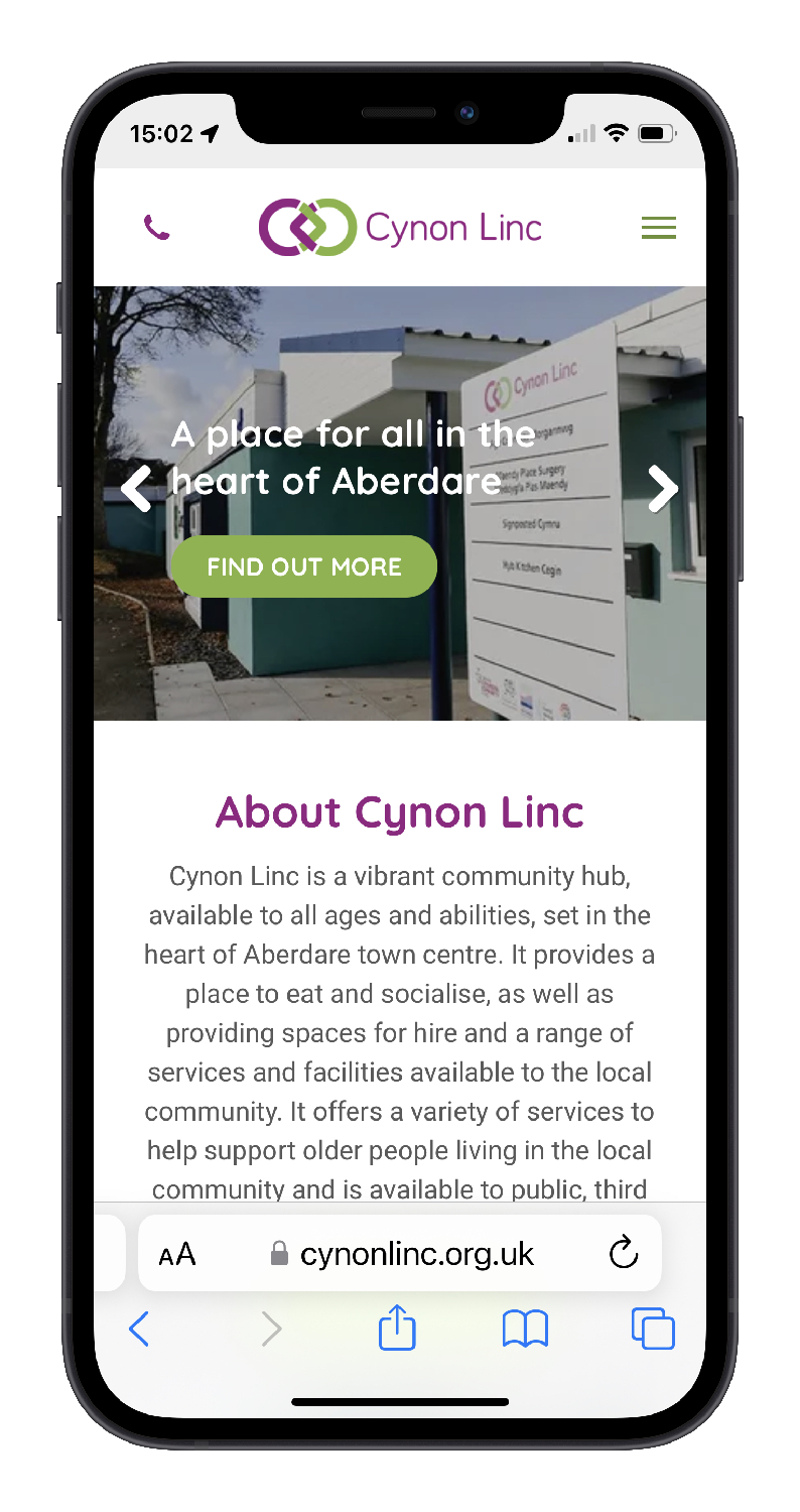 Cynon Linc | Charity Website Design