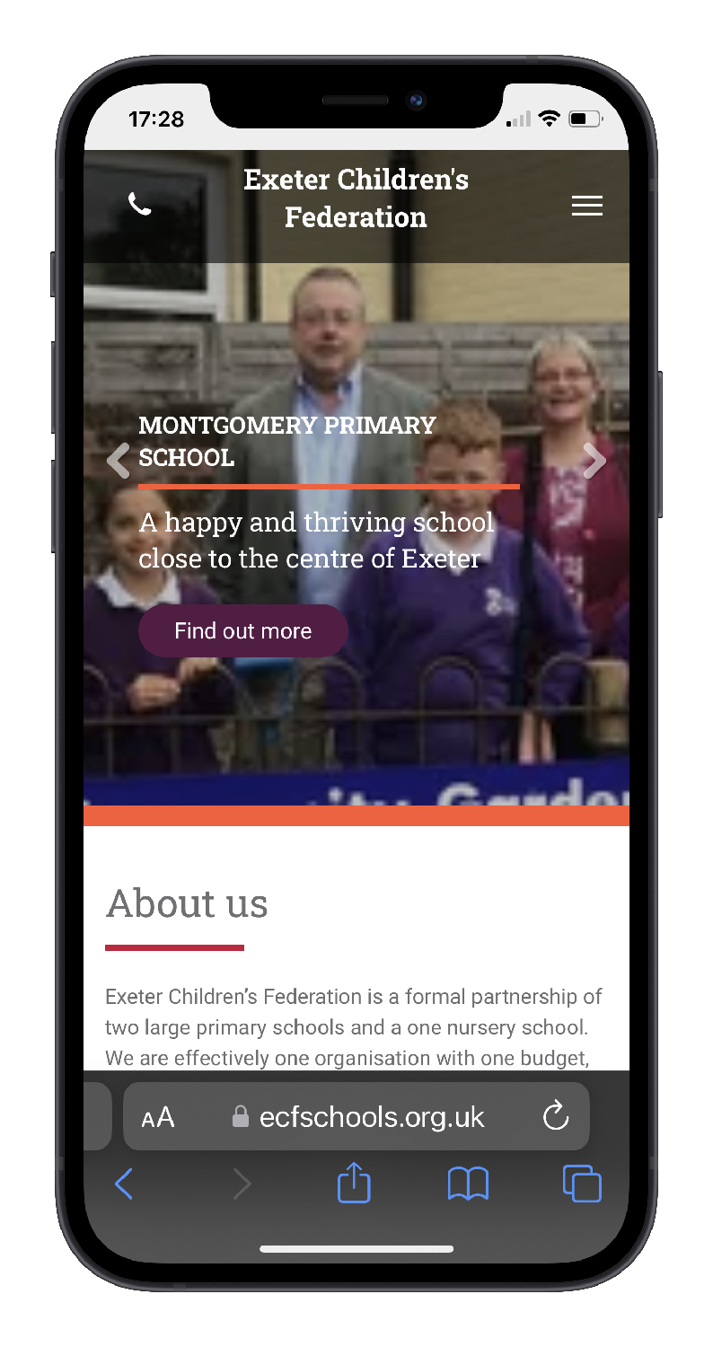 ECF School Federation | School Website Design