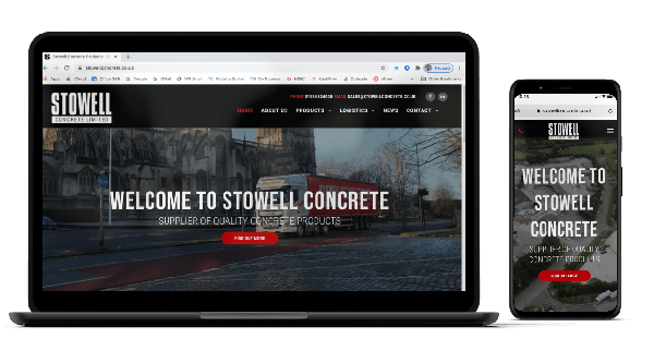 Stowell Concrete Business Website Design & Build | Customer Testimonial