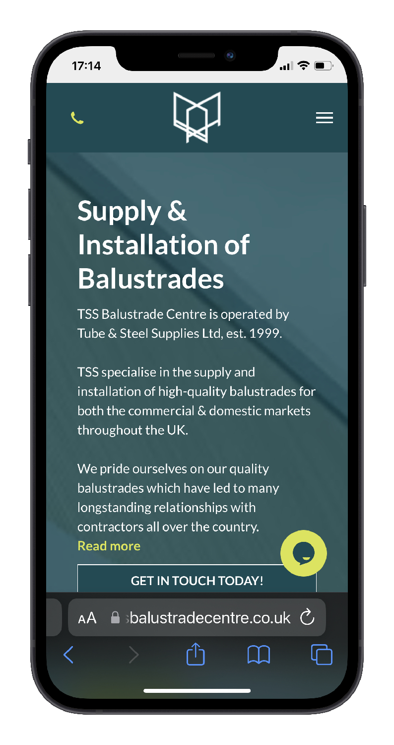 TSS Balustrade Centre | Business Website Design