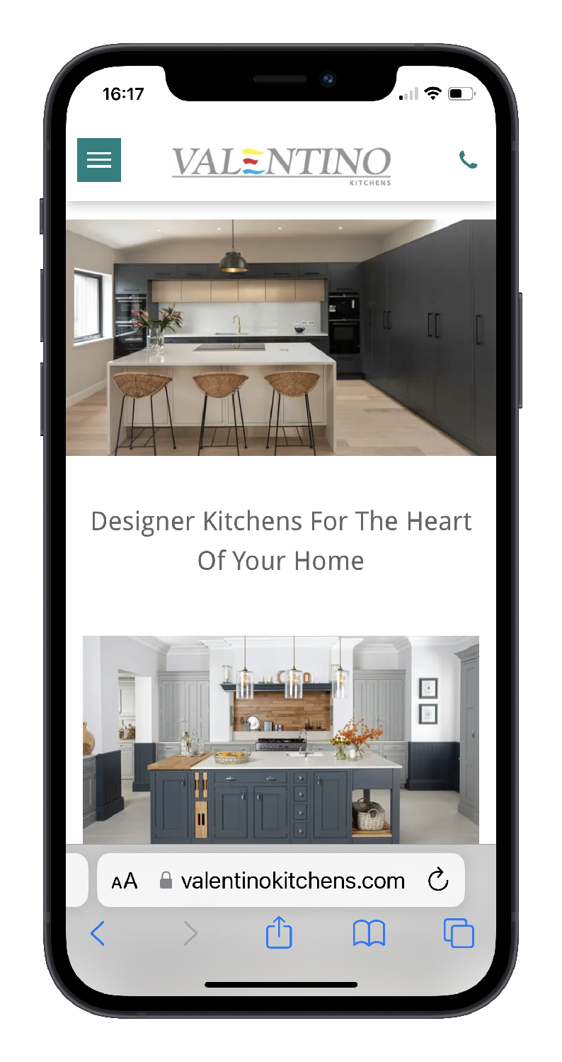 eCommerce Website Design Portfolio | Valentino Kitchens