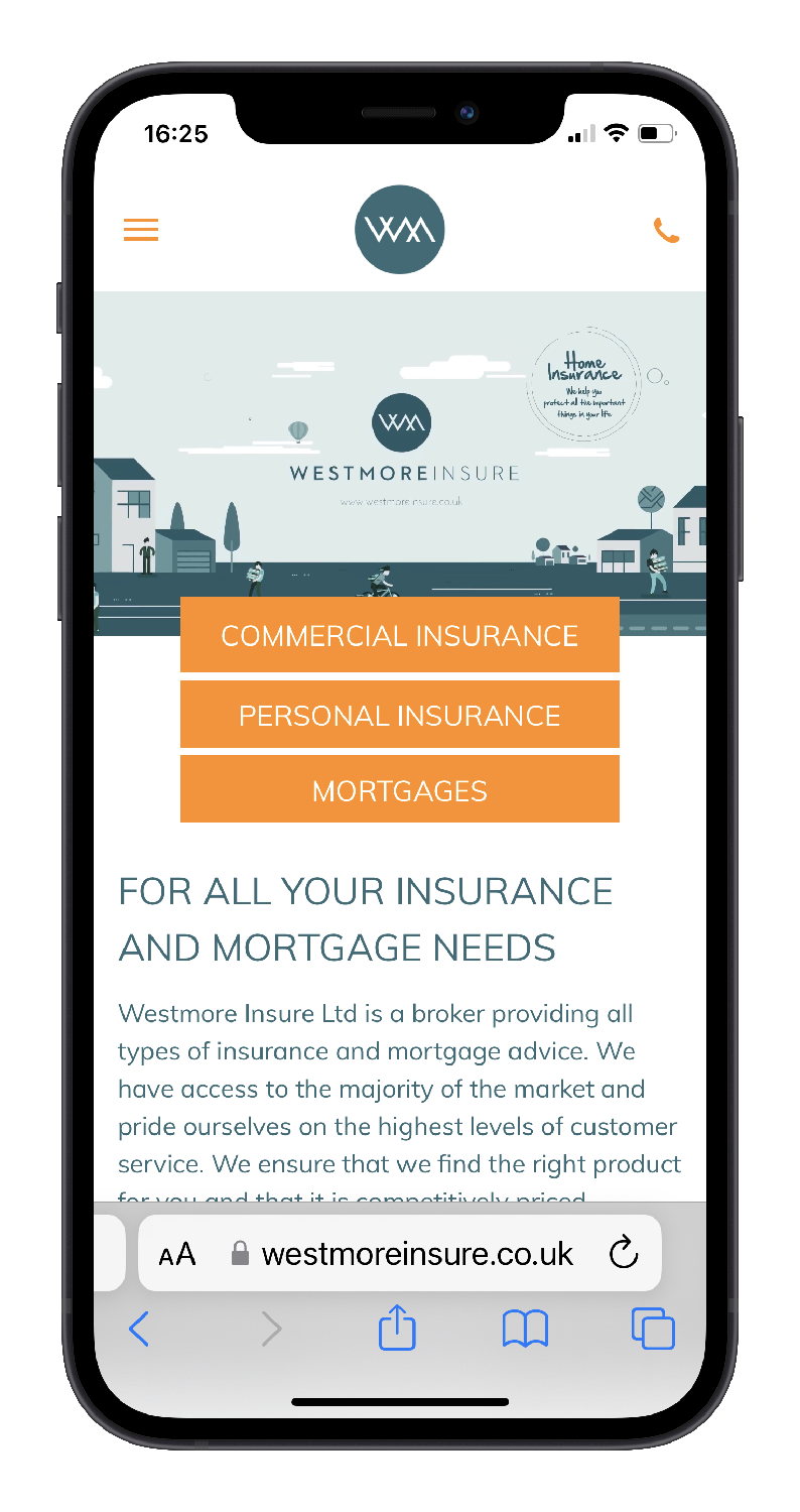 Web Design Portfolio | Insurance Services Website Design