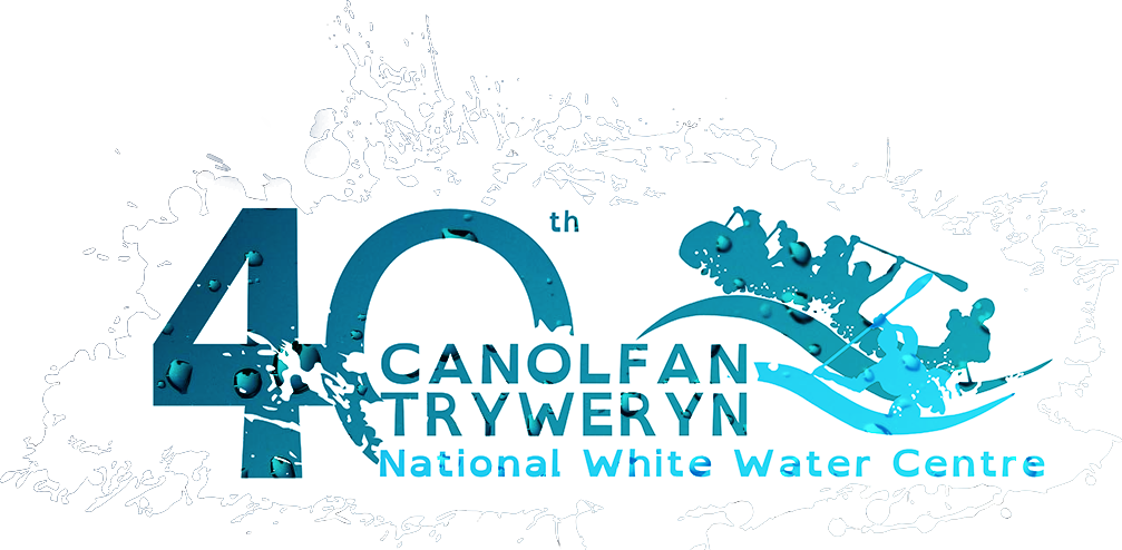 Web Design Bristol | A logo for the 40th anniversary of the canolfan tryweryn national white water centre