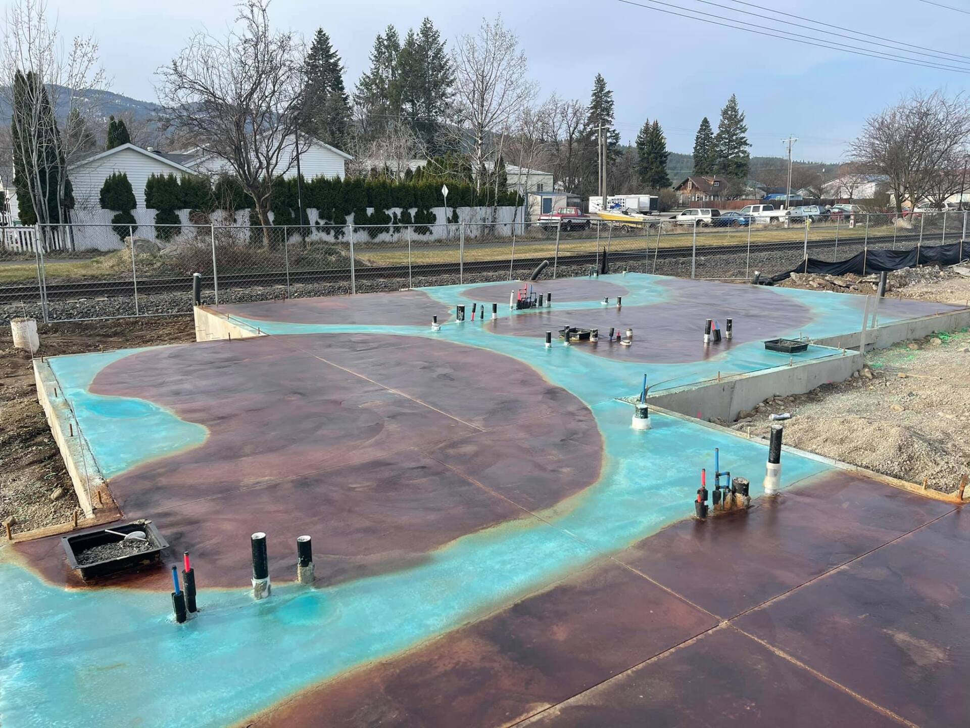 Marbled Polished Concrete | Quality Interior Finishes | Post Falls, Idaho