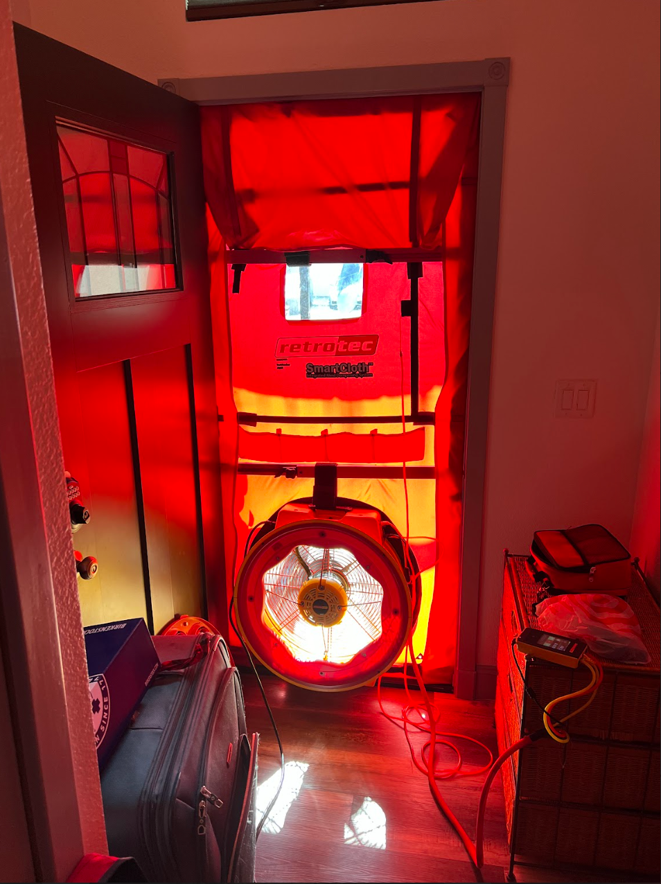 Blower door Testing insures a quality job was done on your home. 