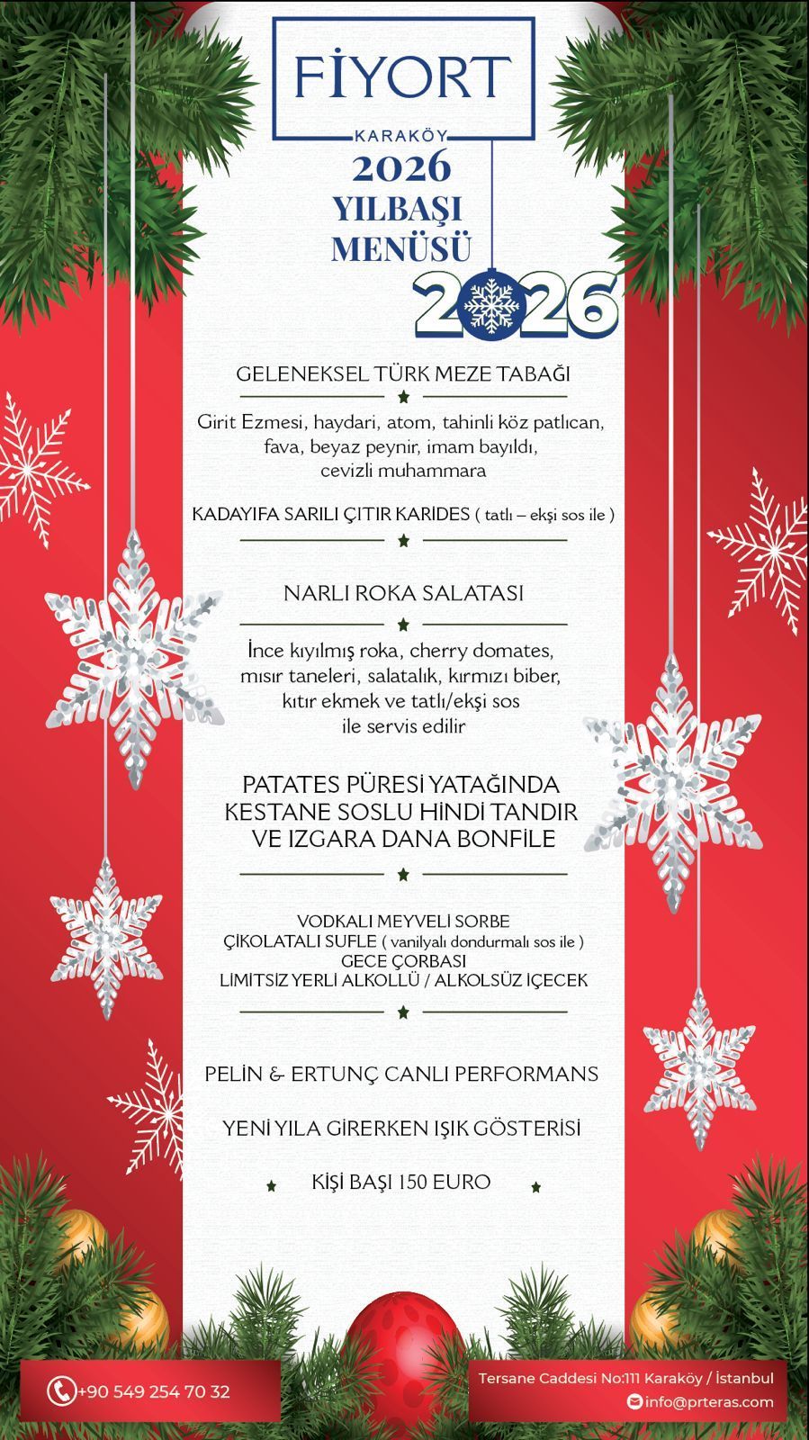 Fiyort Karaköy Yılbaşı Programı