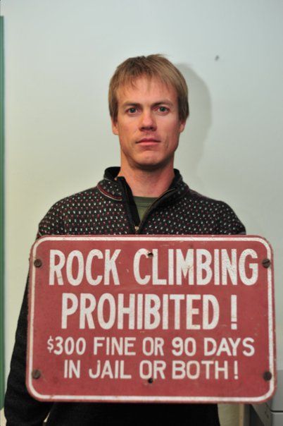 Rock Climbing Prohibited
