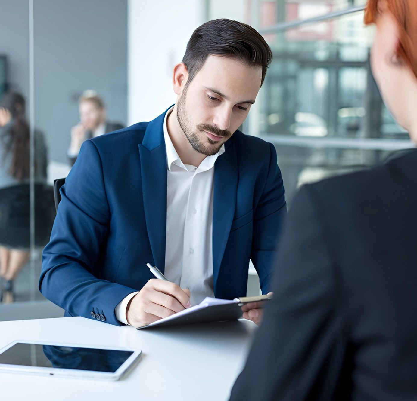 Men Having Job Interviews — New Hire in Newcastle, NSW