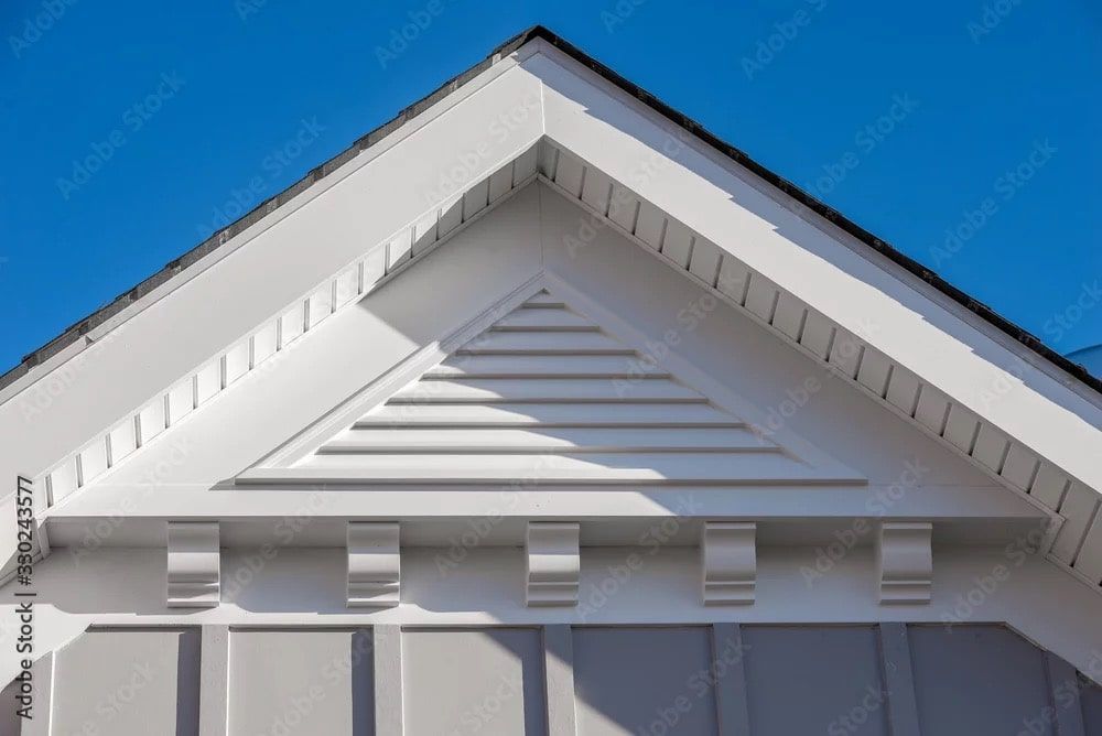White exterior trim on house in Nashville TN