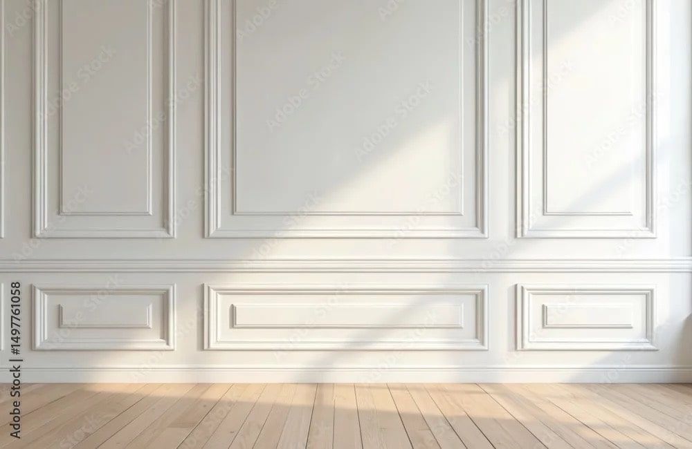 Indoor white crown molding in Nashville TN