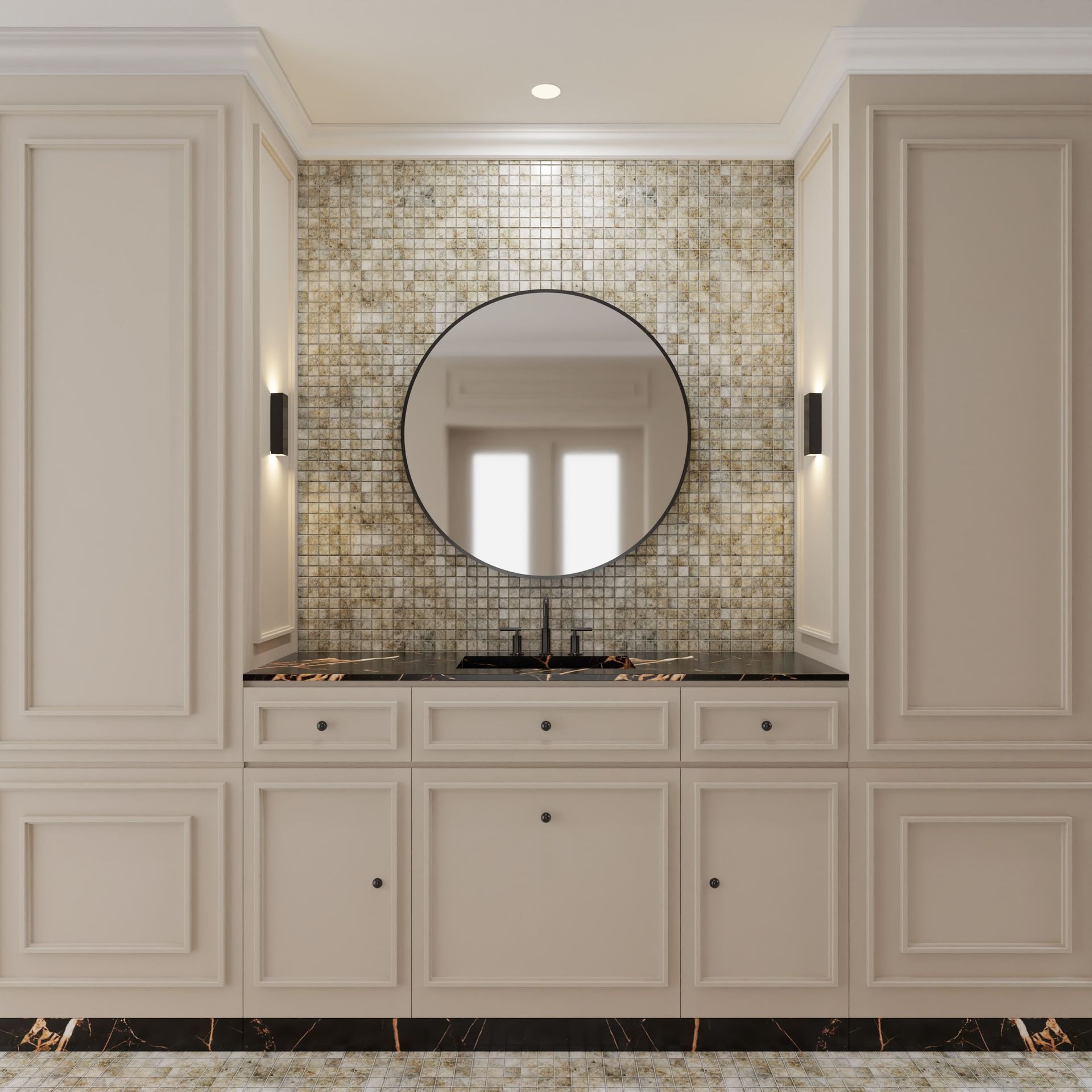 Elegant bathroom vanity design Nashville, TN