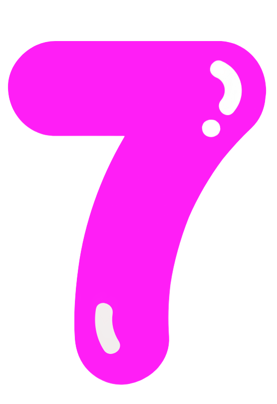 Pink Number 7 — Five Star Family Day Care in Metford, NSW