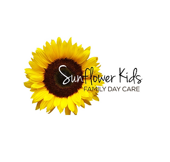 A Logo for Sunflower Kids Family Day Care With a Sunflower — Five Star Family Day Care in Maitland, NSW